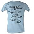 Flash Gordon Rockets Light Blue T-Shirt